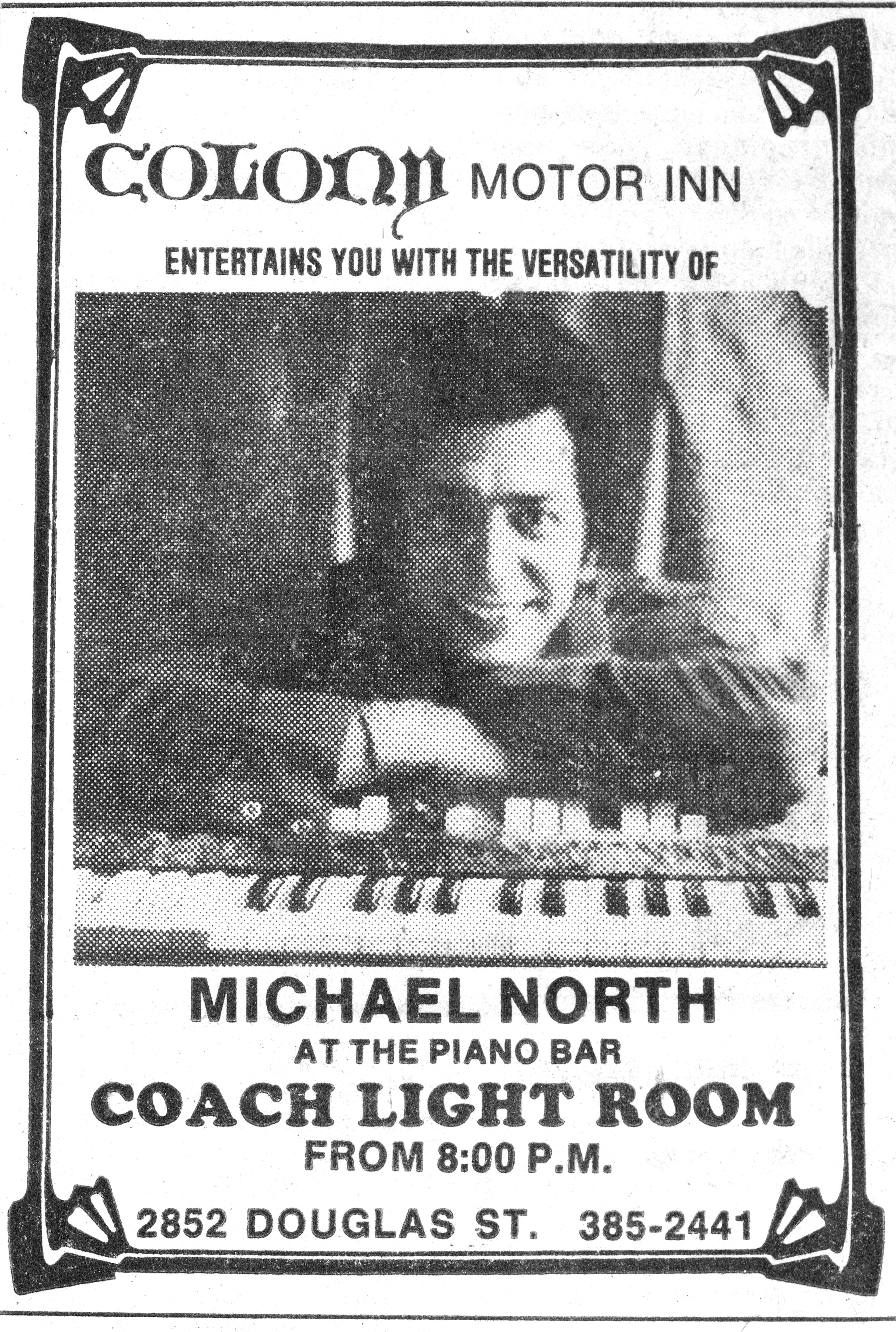 News Paper clip from Michael North sols gig. Picture taken in Fremont Nebraska.