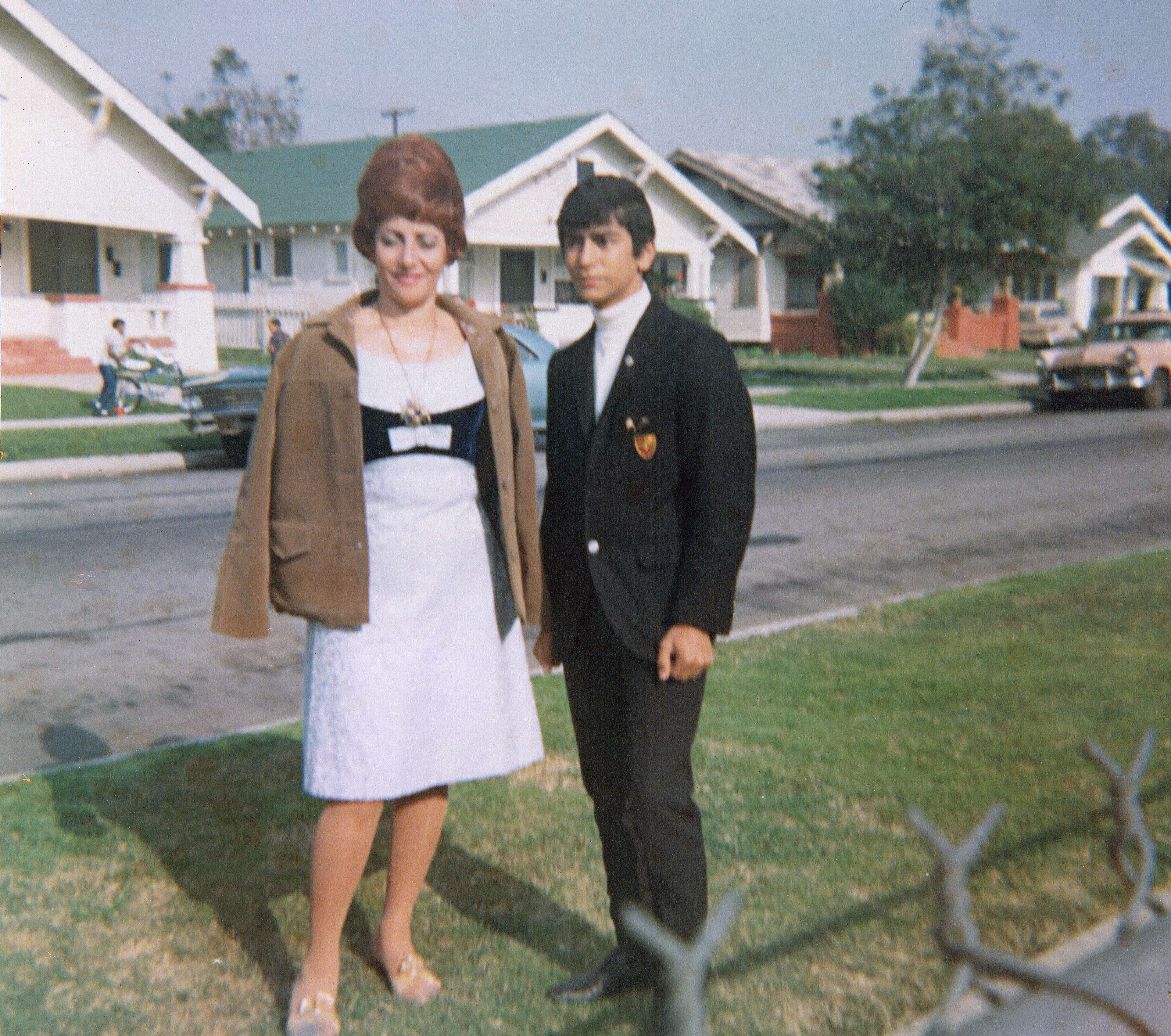 My Sister Olga and I in 1966 after my Graduation from Barendo JrHs