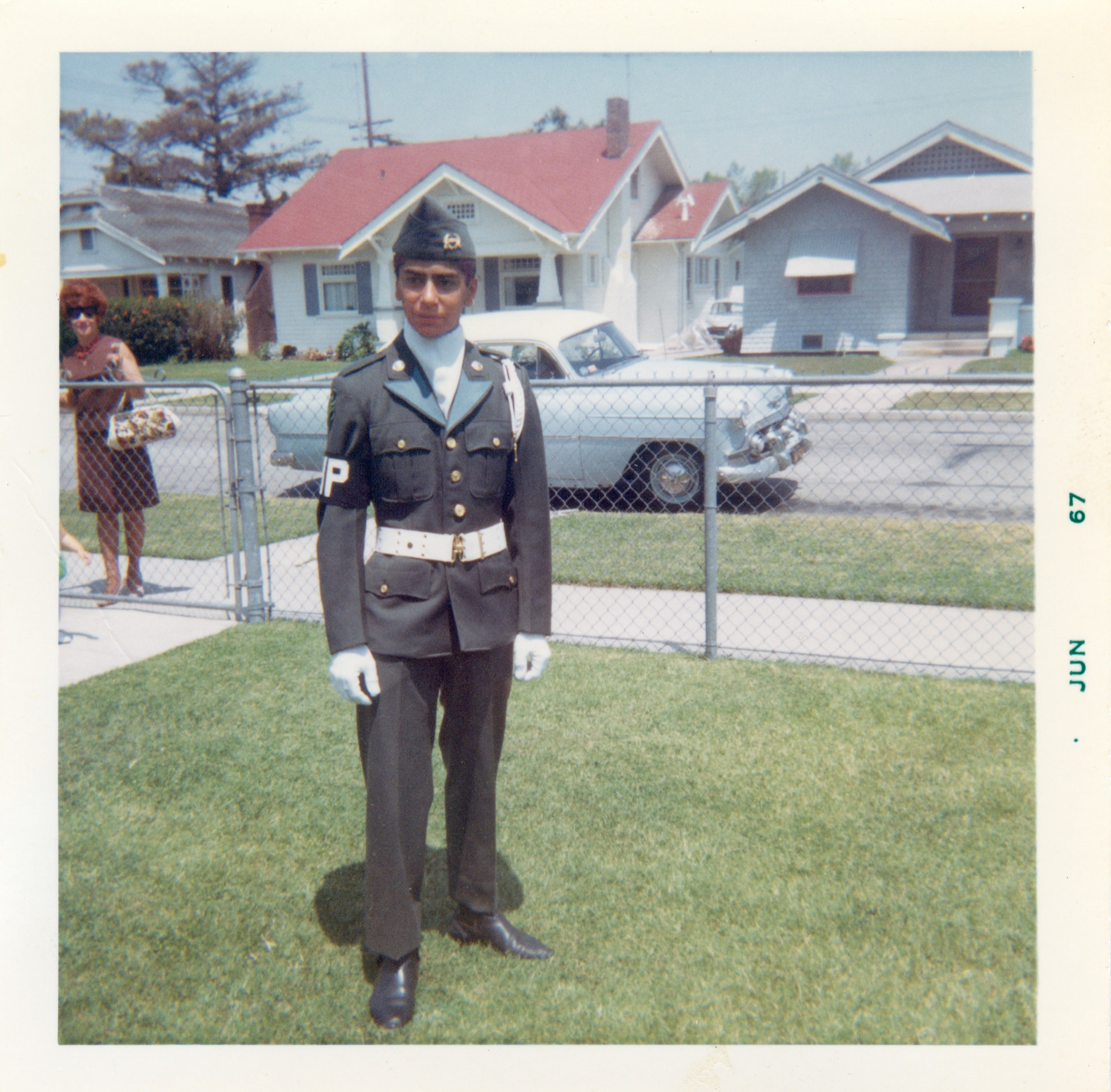 I was in ROTC while I was at Belmont High School