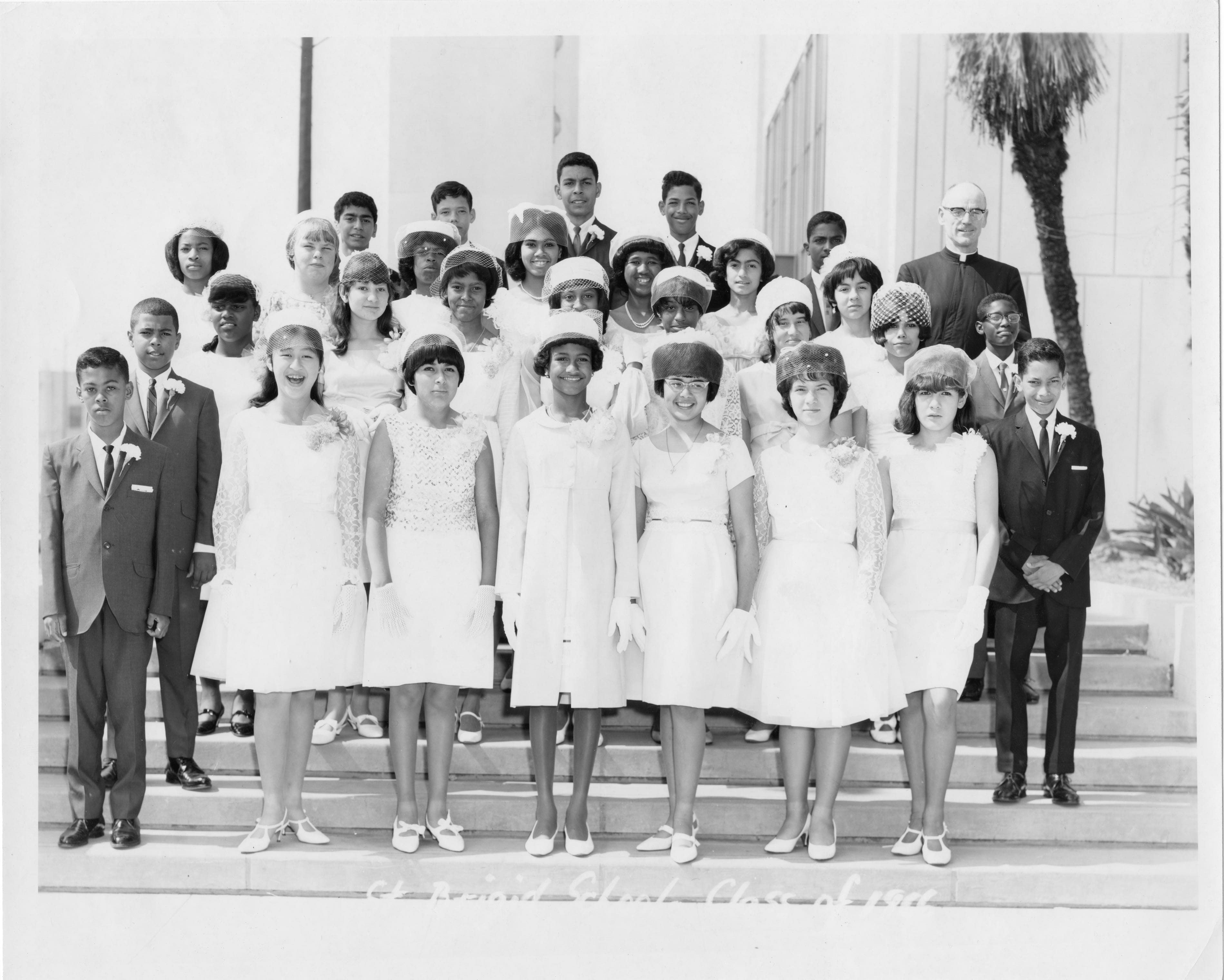 St. Brigid 8th grade class.